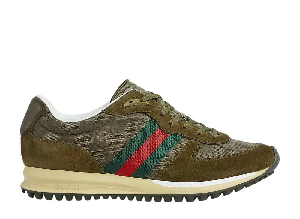 グッチ リモーション スニーカー "ダークグリーン"