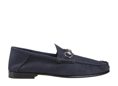 GUCCI Gigi Loafer "Dark Blue Suede"