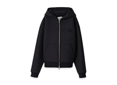 MIU MIU Women's Cloth Hoodie Jacket "Navy"