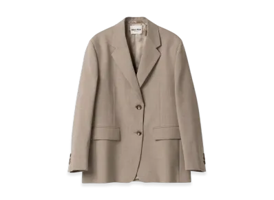 MIU MIU Women's Single Breasted Wool Jacket "Cord"