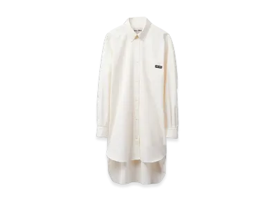 MIU MIU Women's Poplin Dress "White"