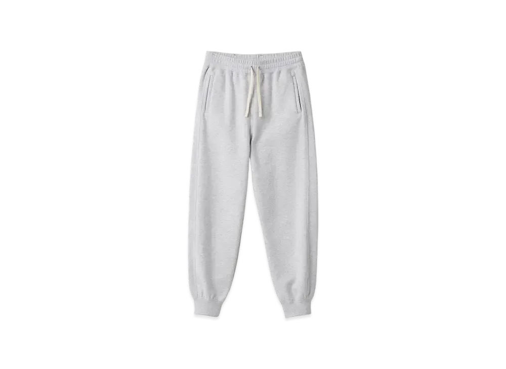 MIU MIU Women's Embroidered Cotton Fleece Pants "Grey"