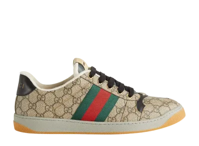 GUCCI Screener Sneaker "Beige/Ebony"
