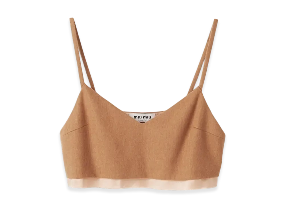 MIU MIU Women's Camel Top "Camel Brown"