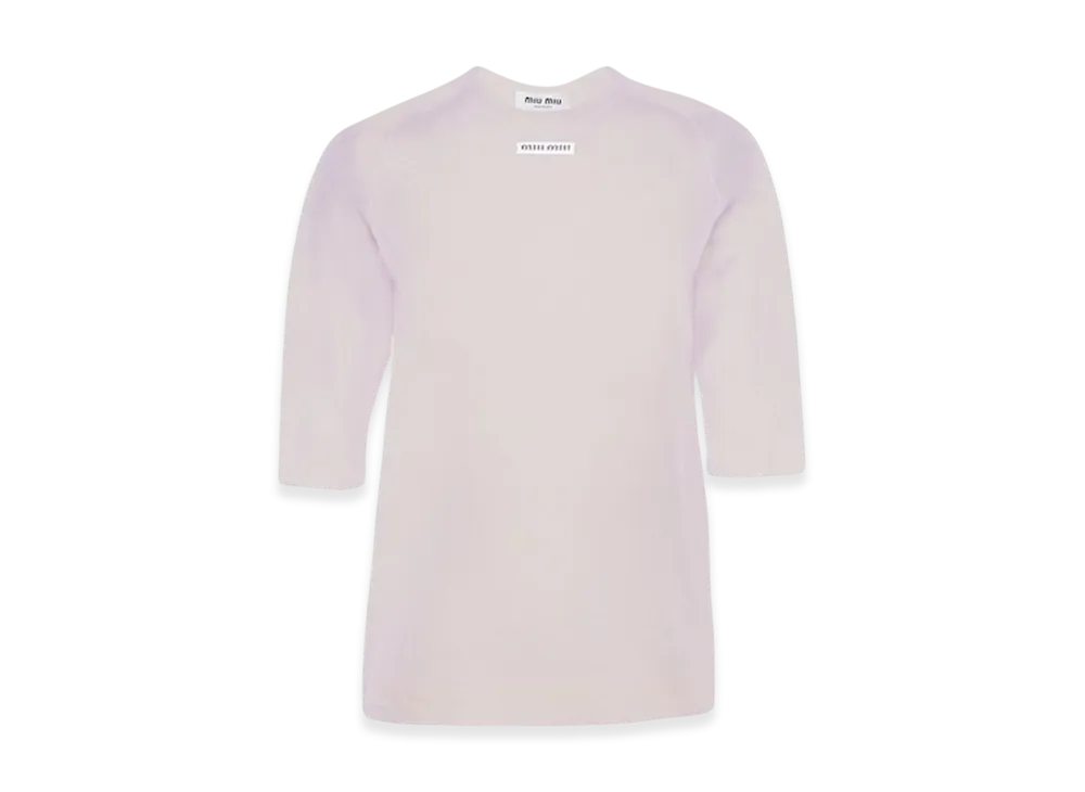 MIU MIU Women's Nylon Sweater "Lilac"