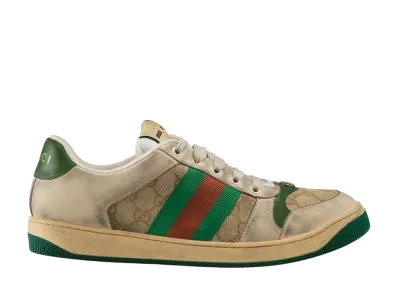 GUCCI Screener Sneaker "White Leather"