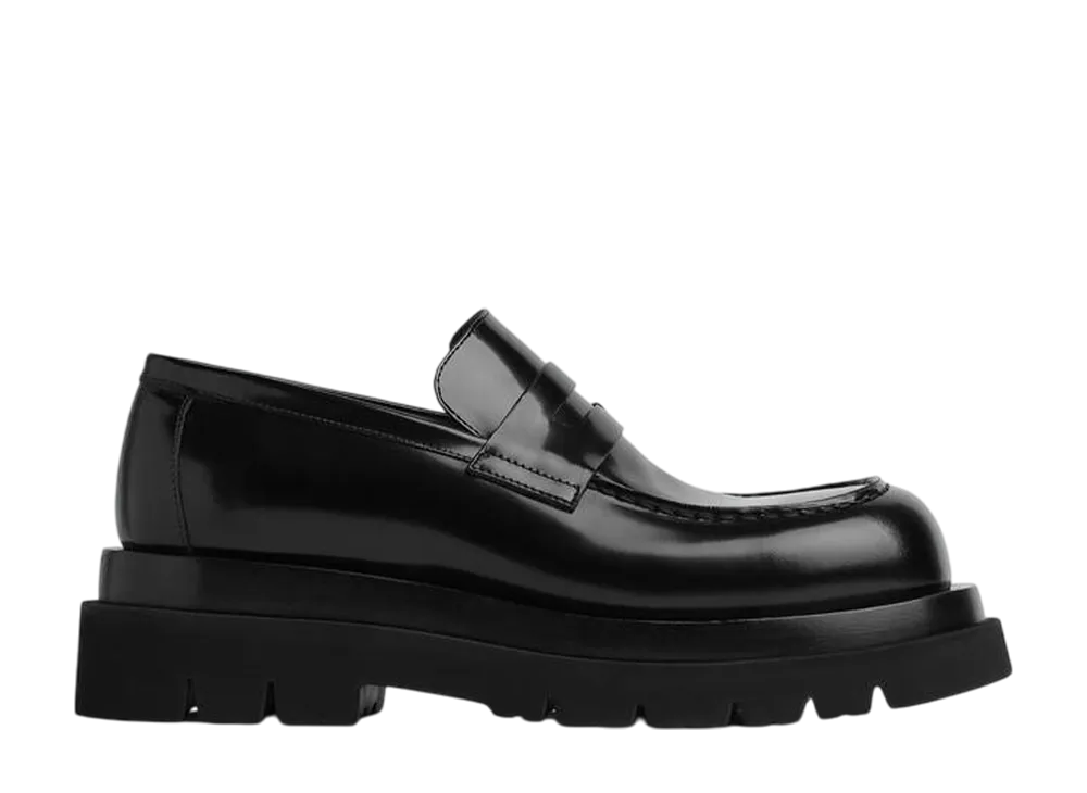 ボッテガヴェネタ ウィメンズ ラグ ローファー "ブラック"