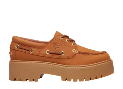 Timberland Women's Stone Street Boat Shoes "Rust"