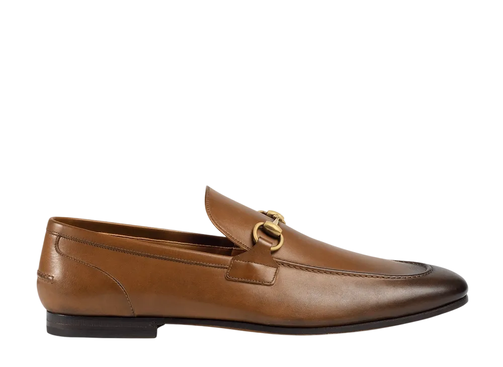 グッチ ヨルダーン ローファー "ブラウンレザー"