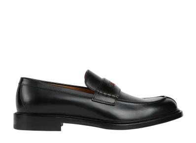 GUCCI Loafer with Web Stripes "Black Leather"