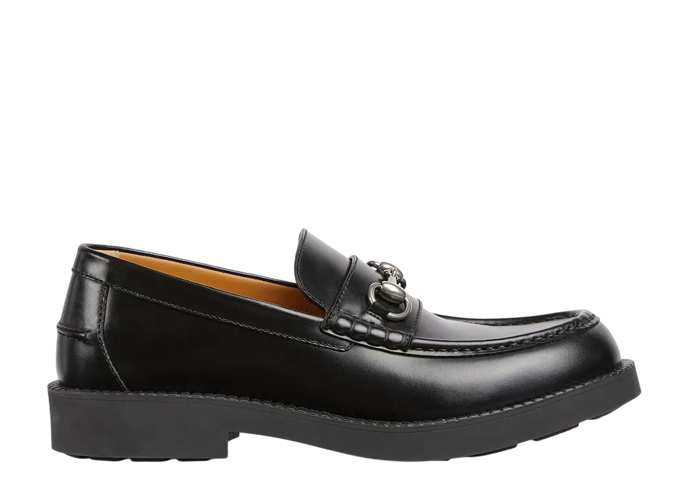 グッチ ホースビット ローファー "ブラックシャイニーレザー"