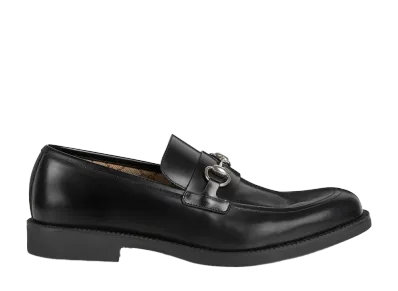 GUCCI Loafer with Horsebit "Black Shiny Leather"