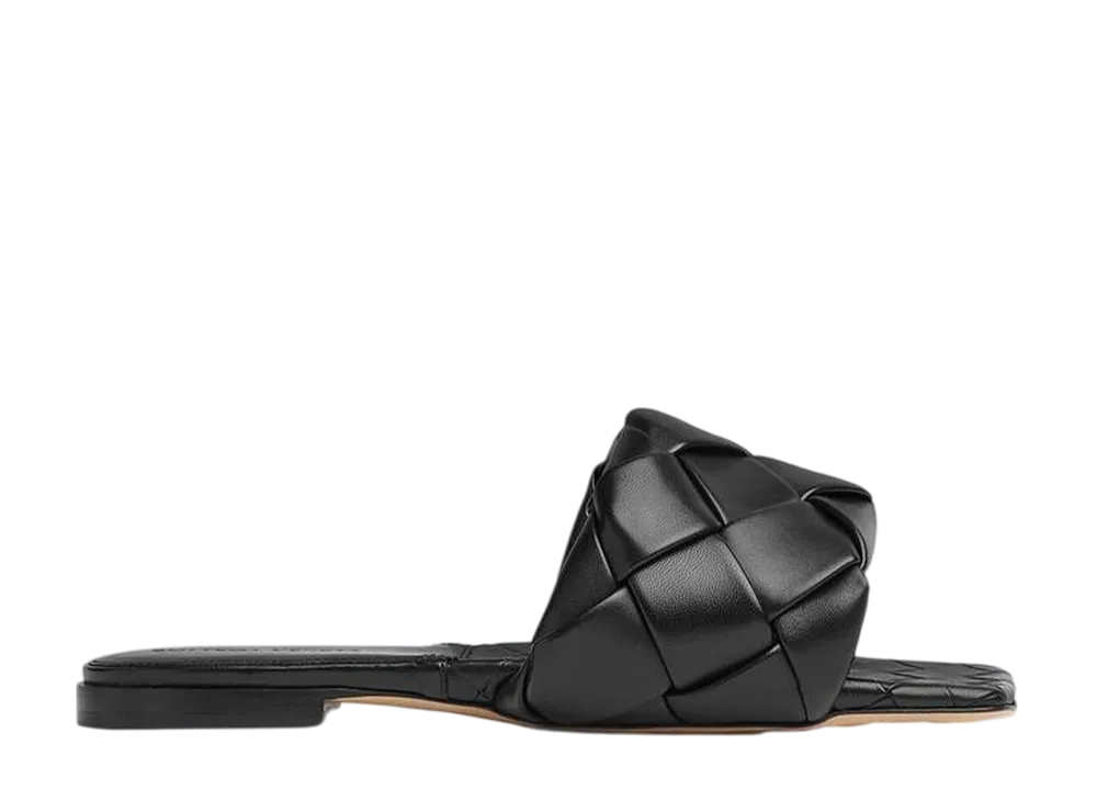 Bottega Veneta Women's Lido Flat Sandal "Black"