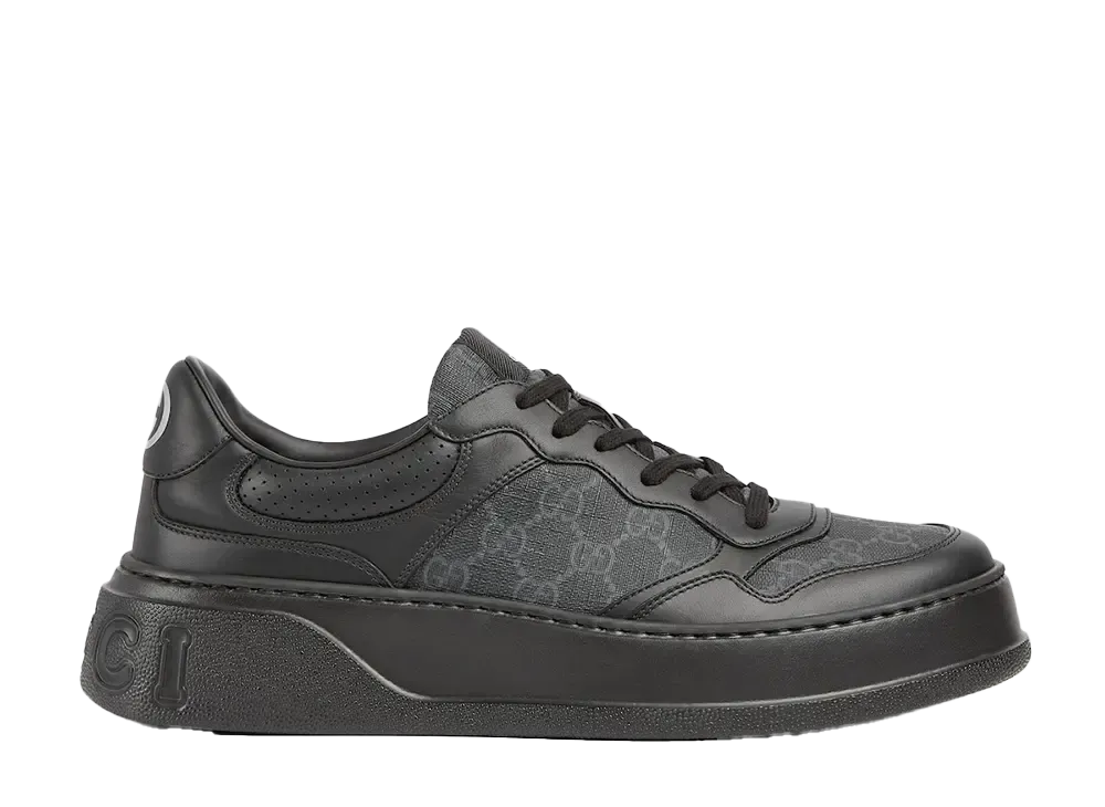 グッチ チャンキースニーカー GG付き "ブラック"