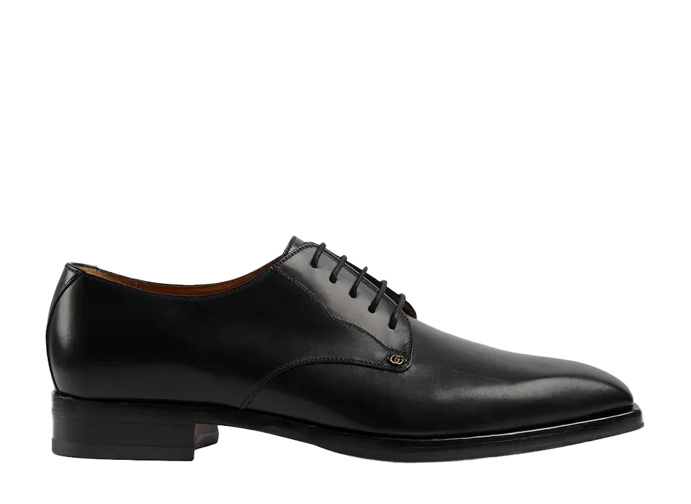 GUCCI Lace-Up Shoes "Black Leather"