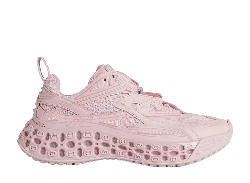 グッチ ウィメンズ キューブド スニーカー "ライトピンクデメトラ"