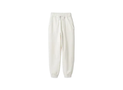 MIU MIU Women's Embroidered Cotton Pants "White"