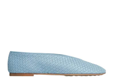 Bottega Veneta Women's Rosa Ballerina "New Ice"