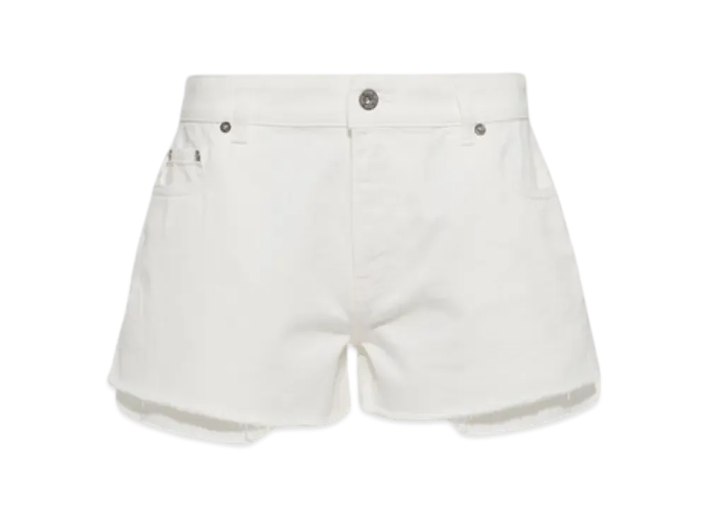 MIU MIU Women's Denim Shorts "White"
