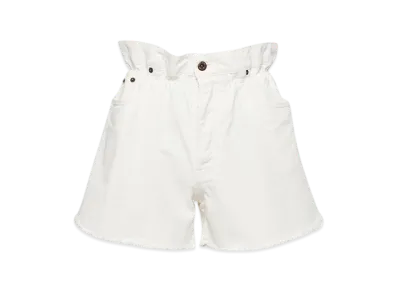 MIU MIU Women's Denim Shorts "White"
