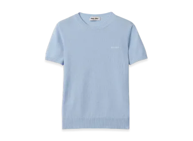 MIU MIU Women's Cashmere Sweater "Light Blue"