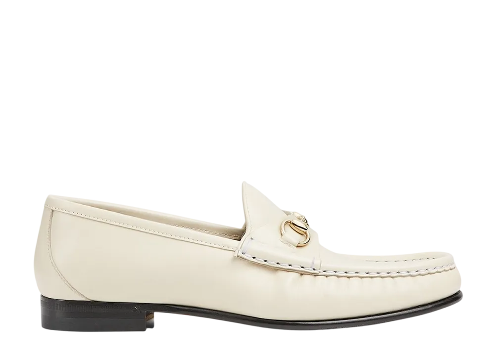 グッチ ウィメンズ ホースビット 1953 ローファー "ホワイトレザー"