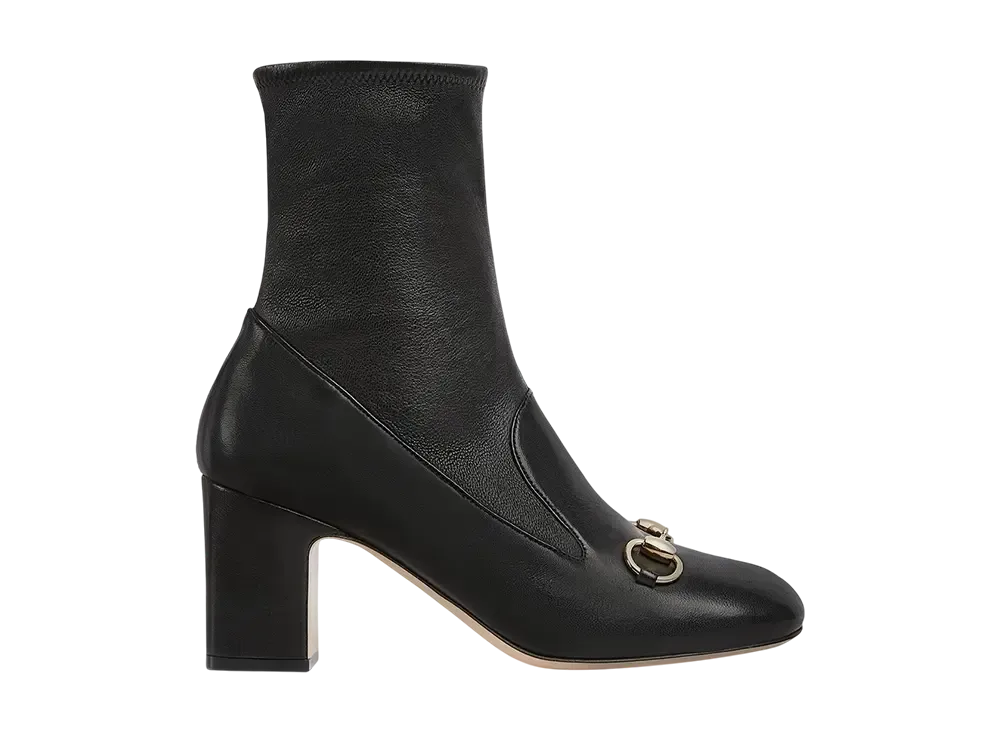 グッチ ウィメンズ ホースビット アンクルブーツ "ブラック"