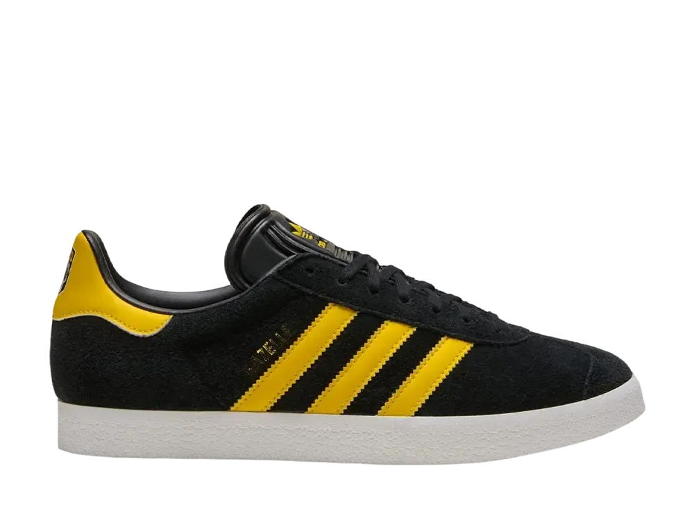 Columbus Crew × adidas Gazelle "Core Black/Hazy Yellow/Cloud White"