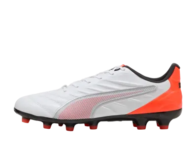 Puma King Pro HG/AG "PUMA White/PUMA Silver/Glowing Red/PUMA Black"