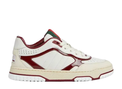 GUCCI Women's Re-Web Sneaker "White Leather"