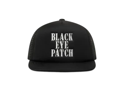 BlackEyePatch Stencil Logo Mesh Cap "Black"