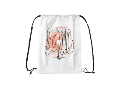 SUMMER SONIC x SNKRDUNK \ HOME ECONOMICS EXPERIMENT Collaboration Knapsack "WHITE"
