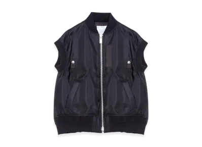sacai Matsuzakaya Nagoya Store Renewal Commemorative Item Ladies Vest "Black/Black"