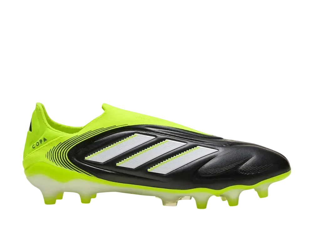 アディダス コパ ピュア3 エリート レースレス FG スパイク "コアブラック/クラウドホワイト/ルシッドレモン"