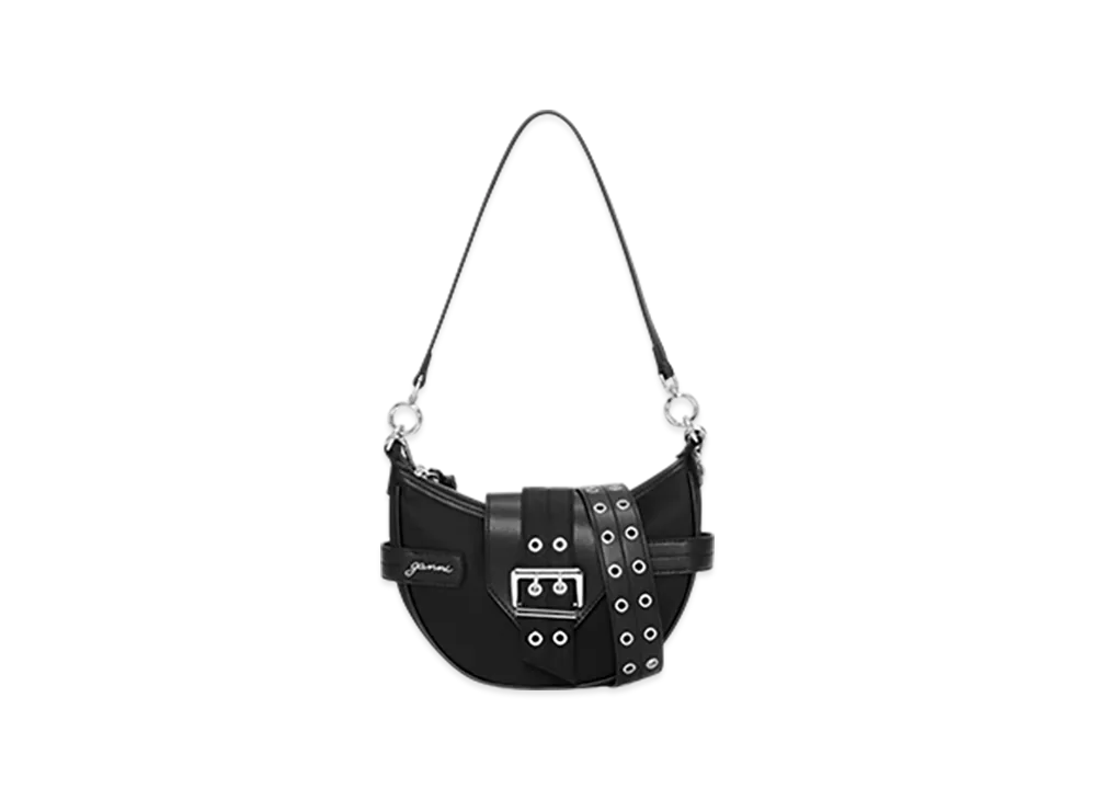 GANNI Small Bucky Crossbody Bag "Black"