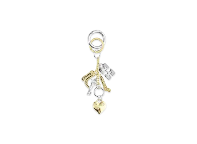 GANNI Bou Charms Keyring "Silver/Gold"