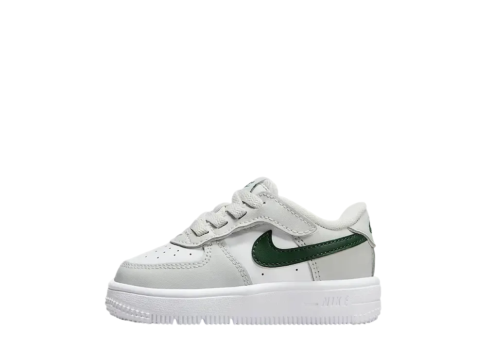 ナイキ TD フォース1 ロー イージーオン "フォトンダスト/ファー/ガムミディアムブラウン/ホワイト" (キッズ)