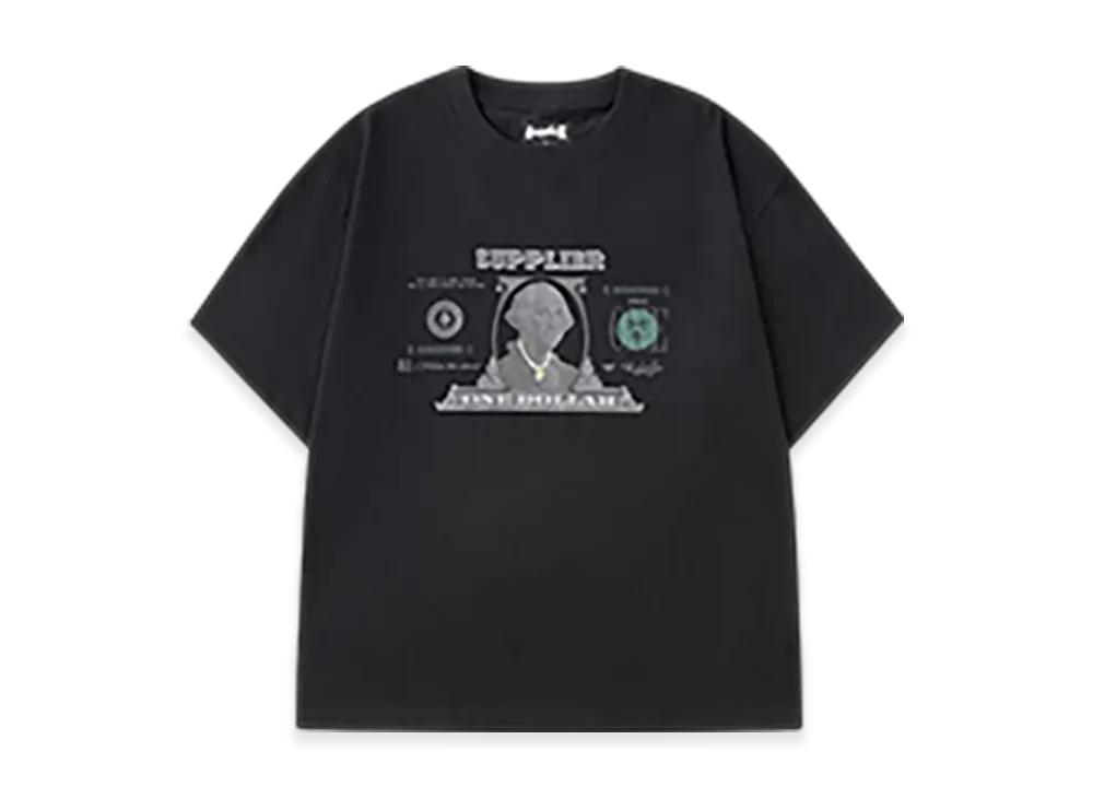 SUPPLIER Dollar Bill Tee "Black"