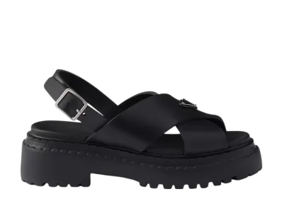 PRADA Women's Rubber Sandals "Black"