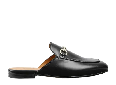 GUCCI Women's Princetown Leather Slipper "Black Leather"