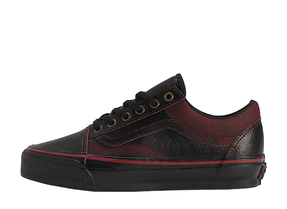Vans Premium Old Skool Leather "Dark Red/Black" Tania Cruz