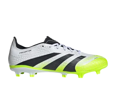 adidas Predator League Firm/Multi-Ground Cleats "Cloud White/Core Black/Lucid Lemon"