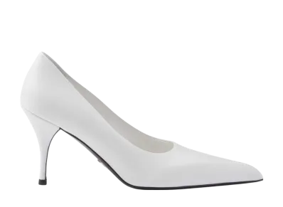 PRADA Women's Leather Pumps "White"