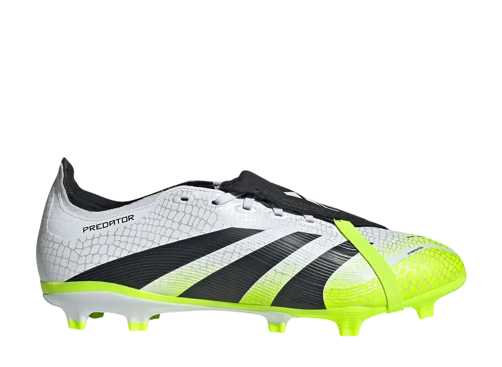 アディダス プレデター リーグ フォールドオーバー タン FG スパイク "クラウドホワイト/コアブラック/ルシッドレモン"