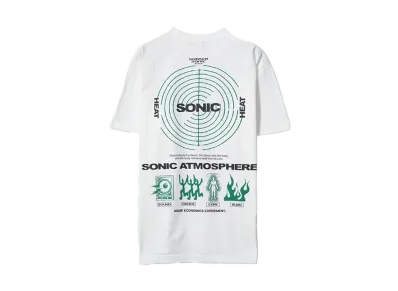 SUMMER SONIC x SNKRDUNK \ HOME ECONOMICS EXPERIMENT Collaboration T-Shirt "WHITE"
