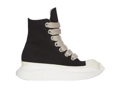 Rick Owens DRKSHDW FW25 Concordians JumboLace Abstract Sneaks "Black/Milk/Milk"