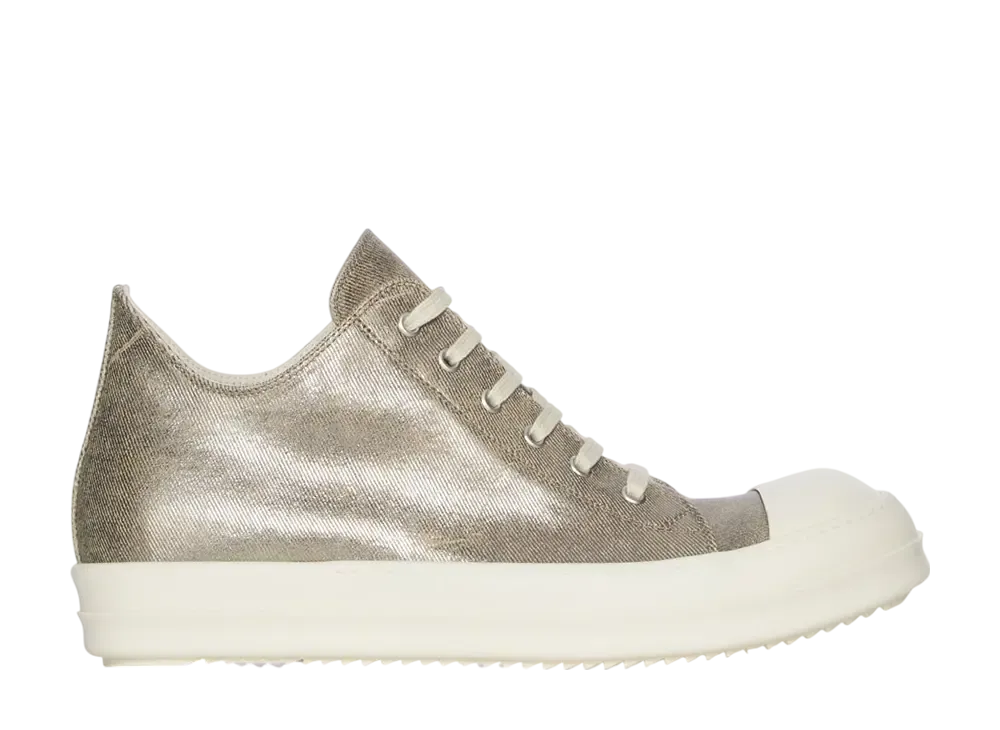 Rick Owens DRKSHDW Women's FW25 Concordians Low Sneaks "Palladium/Milk/Milk"