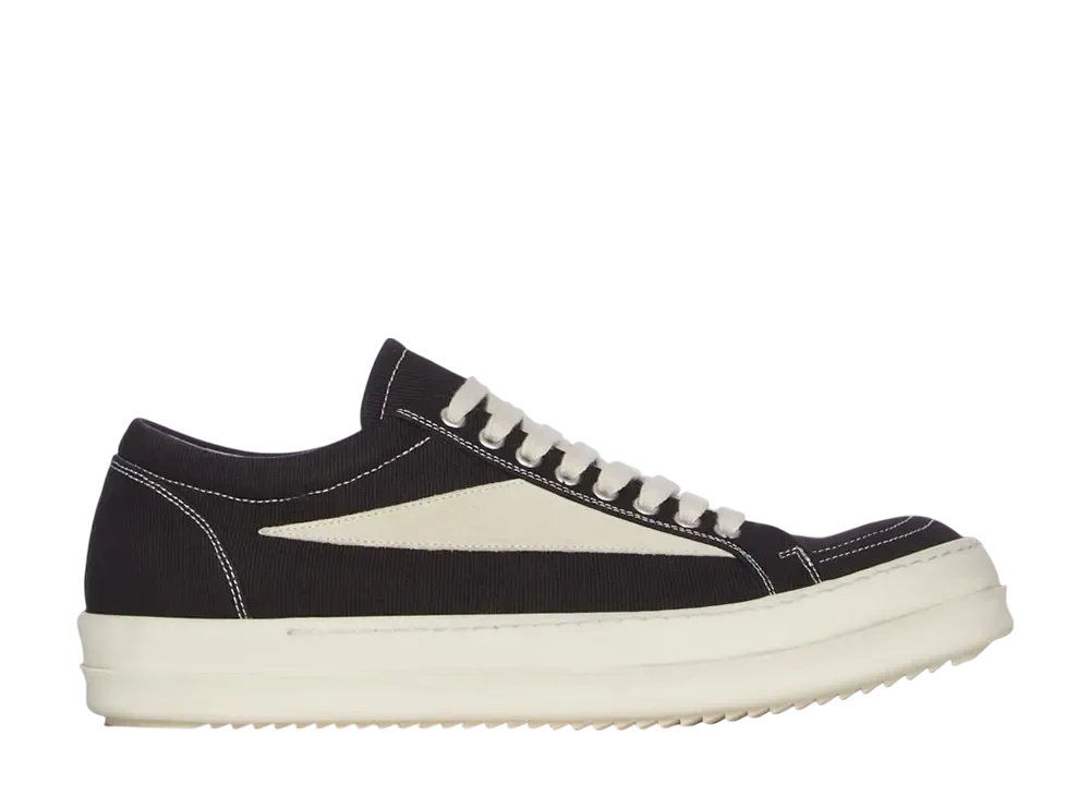 リックオウエンス ダークシャドウ ウィメンズ FW25 コンコルディアンズ ヴィンテージ スニークス "ブラック/ミルク/ミルク"