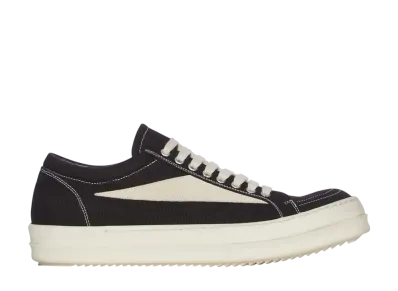 Rick Owens DRKSHDW Women's FW25 Concordians Vintage Sneaks "Black/Milk/Milk"