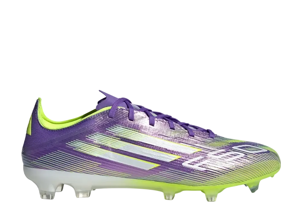 adidas F50 Pro FG Cleats "Purple Rush/Cloud White/Lucid Lemon"